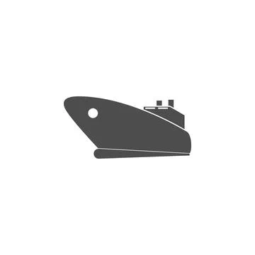 Yacht logo icon. Logo Elements of water craft. Premium quality graphic design 스톡 일러스트