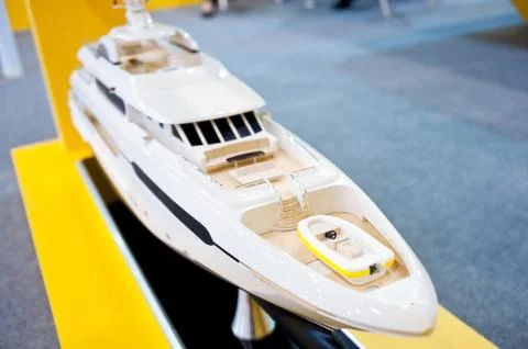 Yacht model Stock Photos