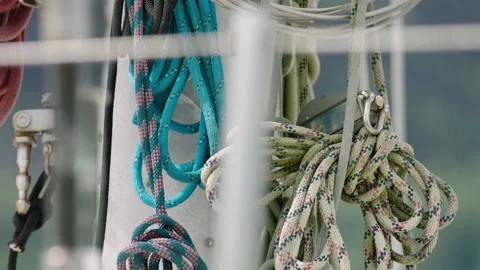 YACHT - ROPING Stock Footage 141720142