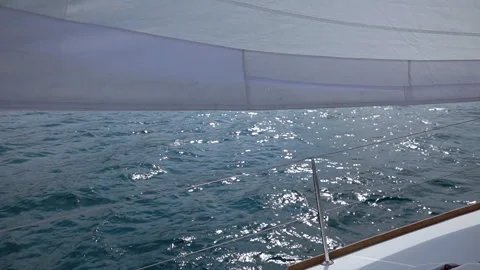 Yacht sail close up Stock Footage 102148038