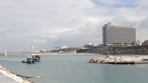 Yacht at sea 14 Stock Footage 128181353