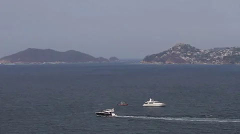 Yacht Speed Up Stock Footage 7136817