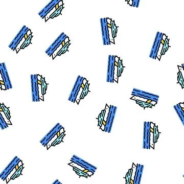 Yacht transport vector seamless pattern Stock Illustration