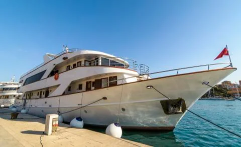 Yacht in Trogir Stock Photos