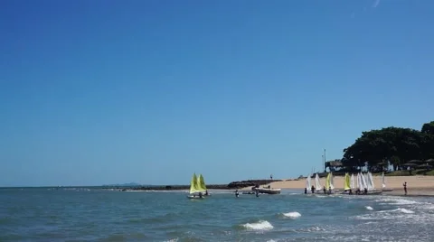 Yachting training timelapse Stock Footage 59145710