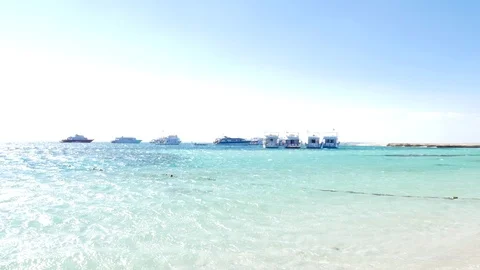 Yachts Are at Anchor Video stock 87066908