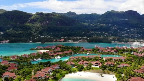 Yachts in the bay. Stock Footage 101976376