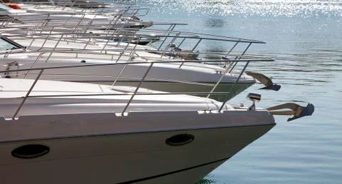 Yachts bow Foto stock