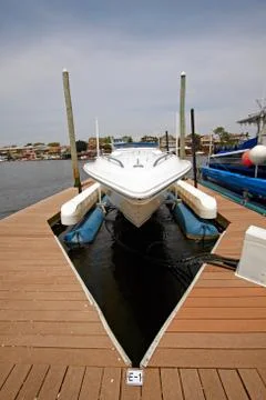 Yacht's bow. Stock Photos
