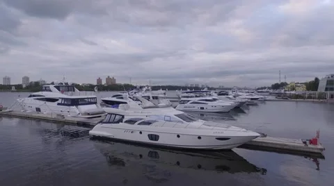 Yachts at the dock 動画素材 53889849