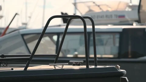 Yachts in the harbor Video stock 133835795