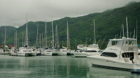 YACHTS ON HARBOUR 03 Stock Footage 141743161