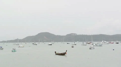 The yachts at the marina Stock Footage 26323534