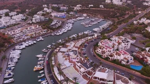 Yachts at the Marina  Stock Footage 71357007