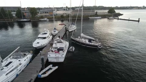 Yachts in marina 動画素材 162653810