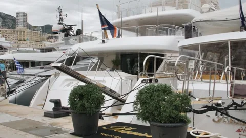 YACHTS IN MONACO Stock Footage 266823456
