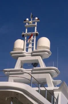 Yachts in monaco harbour Stock Photos
