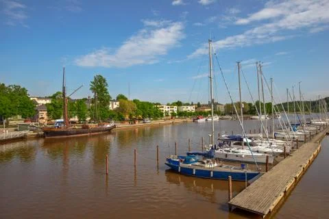 Yachts parking Stock Photos