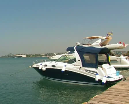 Yachts at the pier. #100 Stock Footage 10742861