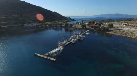 Yachts at the pier. 스톡 동영상 56244598