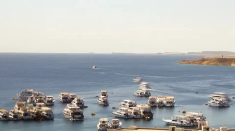 Yachts In The Port Stock Footage 9367246