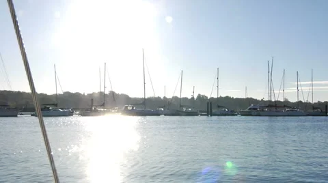 Yachts in sunlight 02 Stockbeeldmateriaal 958988