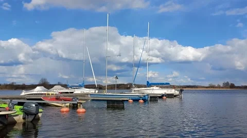 Yachts on the water Stock-Footage 178535726