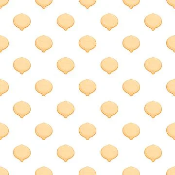 Yacon roots are forming a repeating food pattern Stock Illustration