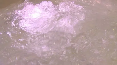 Yacuzzi water with changing lights Stockbeeldmateriaal 18173177