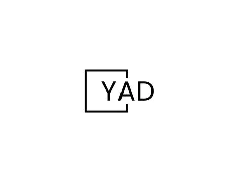 YAD letter initial logo design vector illustration Stock Illustration