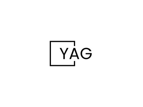 YAG letter initial logo design vector illustration Stock Illustration