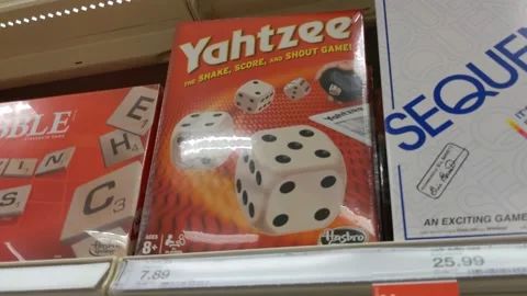 Yahtzee Board Game 動画素材 157035839