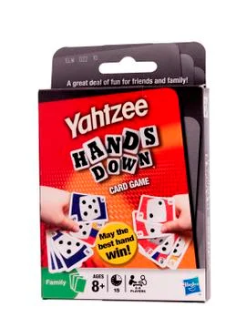 Yahtzee card game Stock-Fotos