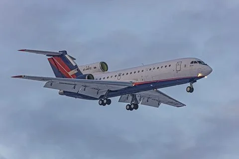 YAK-42 Stock Photos
