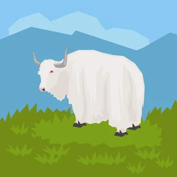 Yak illustration Stock Illustration