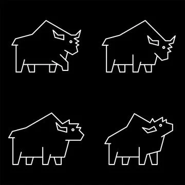 Yak Logo Stock Illustration