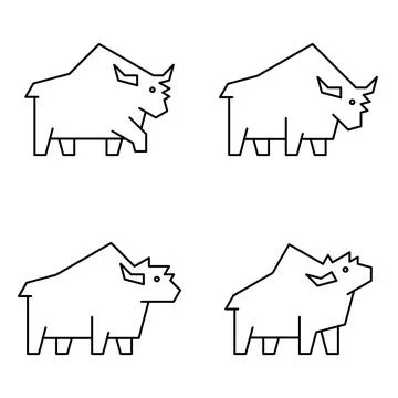 Yak Logo Stock Illustration