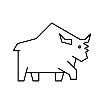 Yak Logo Stock Illustration