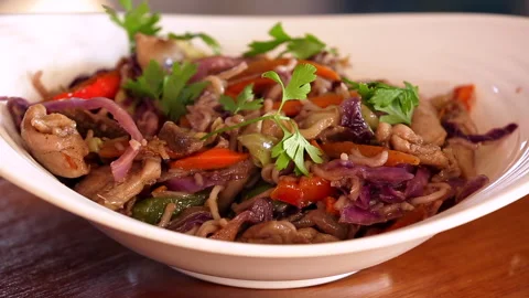 Yakisoba Stock Footage 304617561