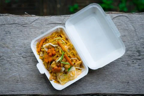 Yakisoba Foto stock