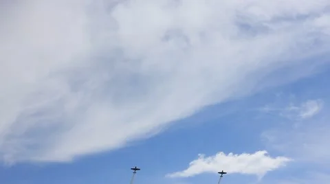 Yakovlev Yak-52 showing maneuvers Stock Footage 52922010