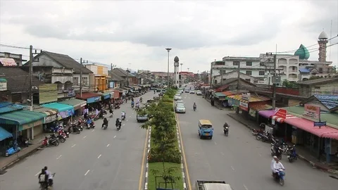 YALA City Stock Footage 121375875