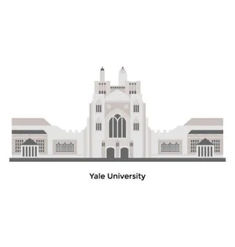 Yale University Vector Stock Illustration