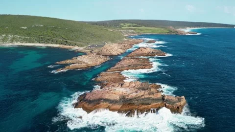 Yallingup Canal Rocks, Australia Stock Footage 256092784