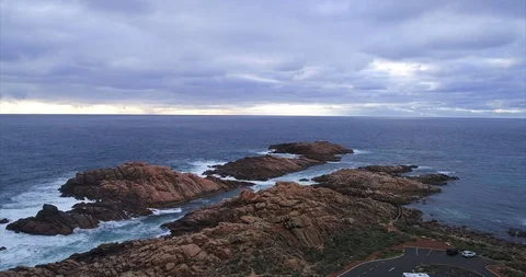 Yallingup Canal Rocks Western Australia Stock Footage 91794853