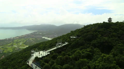 Yalong bay mountain time lapse, Sanya, China Stockbeeldmateriaal 168134437