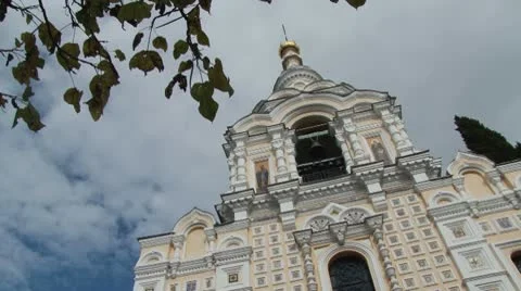 Yalta Church Stock Footage 10711459