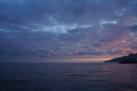 Yalta dusk Foto stock