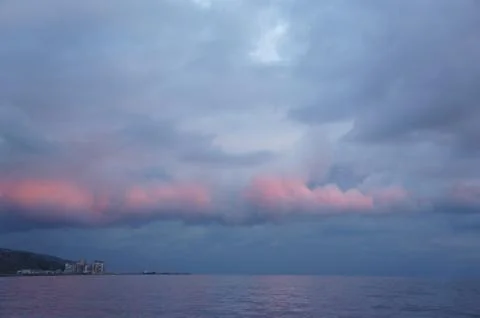 Yalta dusk Foto stock