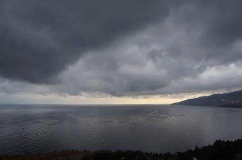 Yalta dusk Foto stock